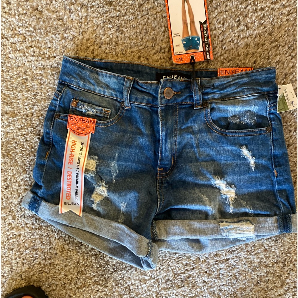 Brand New High Rise Jean Shorts